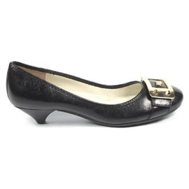 Black 6 US - 36.5 EUR Nine West Womens Heeled Ballerina NWUPGRADEYA BLACK