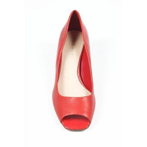 Red 5.5 US - 36 EUR Nine West Womens Pump Open Toe NWZEPHYR RED