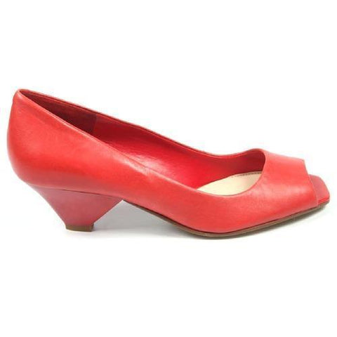 Red 5.5 US - 36 EUR Nine West Womens Pump Open Toe NWZEPHYR RED