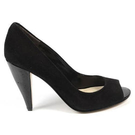 Black 10 US - 41.5 EUR Nine West Womens Pump Open Toe NWHEALTH BLACK SUEDE