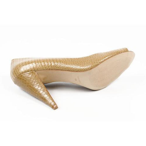 Beige 9.5 US - 41 EUR Nine West Womens Pump Open Toe NWHEALTH IVORY