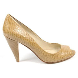 Beige 9.5 US - 41 EUR Nine West Womens Pump Open Toe NWHEALTH IVORY