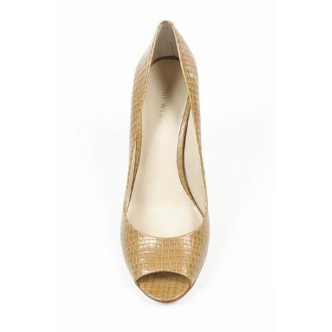 Beige 10 US - 41.5 EUR Nine West Womens Pump Open Toe NWHEALTH IVORY