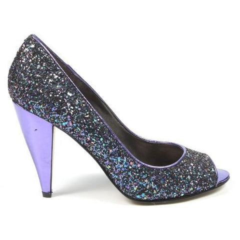 Multicolor 9.5 US - 41 EUR Nine West Womens Pump Open Toe NWHEALTH BLACK PURP