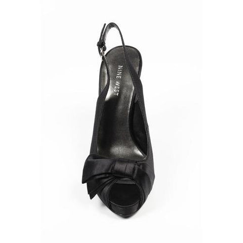 Black 8.5 US - 39 EUR Nine West Womens Slingback Sandal NWSWEETLIFE BLACK