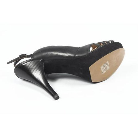 Black 10 US - 41.5 EUR Nine West Womens Slingback Sandal NWSTUNNER BLACK