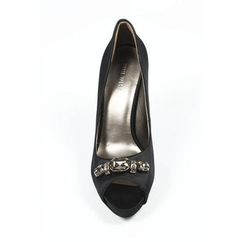 Black 9.5 US - 41 EUR Nine West Womens Pump Open Toe PTLYNNROSE BLACK