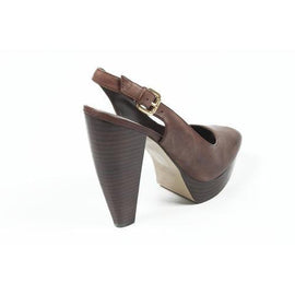 Dark Brown 5.5 US - 36 EUR Nine West Womens Slingback Sandal NWUNIDA DARK BROWN