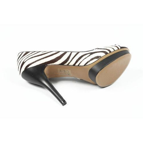 Multicolor 6.5 US - 37 EUR Nine West Womens Pump Open Toe NWSTANZER BLKWHT BLK
