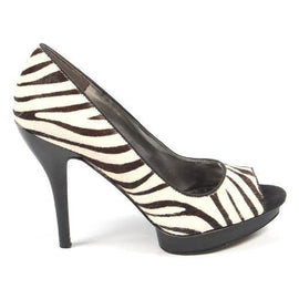 Multicolor 6.5 US - 37 EUR Nine West Womens Pump Open Toe NWSTANZER BLKWHT BLK