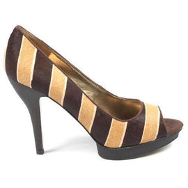 Multicolor 5.5 US - 36 EUR Nine West Womens Pump Open Toe NWSTANZER NATMU DKBR