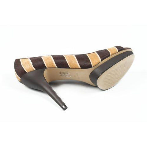 Multicolor 10 US - 41.5 EUR Nine West Womens Pump Open Toe NWSTANZER NATMU DKBR
