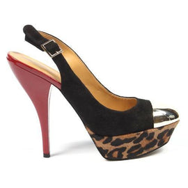 Multicolor 5.5 US - 36 EUR Nine West Womens Slingback Pump NWCHICHI BLACK2