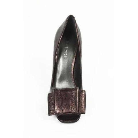 Bronze 5.5 US - 36 EUR Nine West Womens Pump Open Toe NWSARNO BRONZE