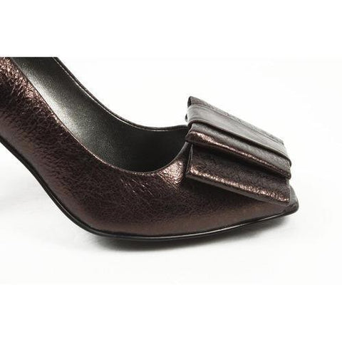 Bronze 9.5 US - 41 EUR Nine West Womens Pump Open Toe NWSARNO BRONZE