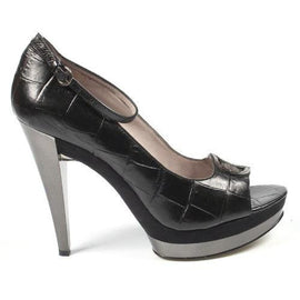 Black 9.5 US - 41 EUR Nine West Womens Pump Open Toe NWACCLAIM BLACK