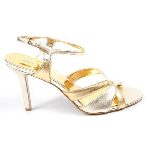 Gold 6.5 US - 37 EUR Nine West Womens Ankle Strap Sandal NWYASAMIN GOLD MULTI