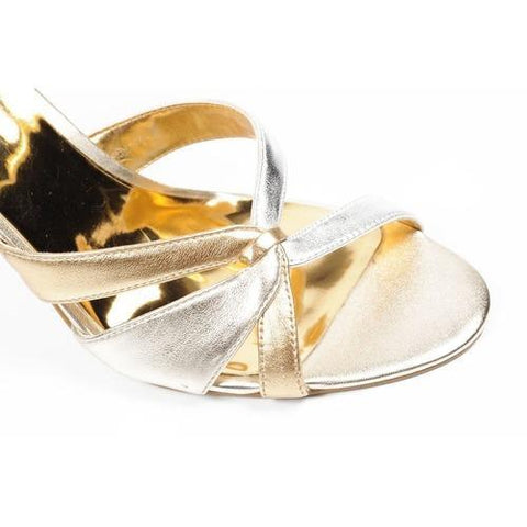 Gold 10 US - 41.5 EUR Nine West Womens Ankle Strap Sandal NWYASAMIN GOLD MULTI