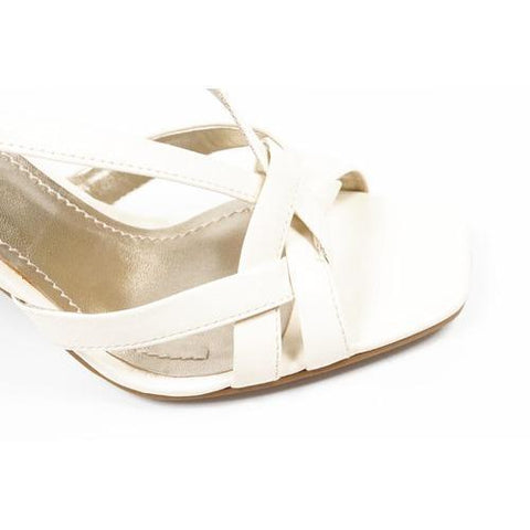 White 5.5 US - 36 EUR Nine West Womens Slingback Sandal NWKANELO WHITE