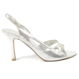 Silver 7.5 US - 38 EUR Nine West Womens Slingback Sandal NWARGENT SILVER
