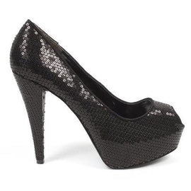 Black 6 US - 36.5 EUR Nine West Womens Pump Open Toe NWKABOOSE BLK FAB