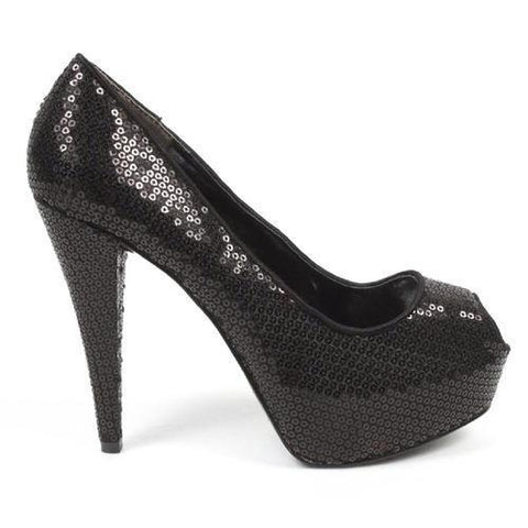 Black 6.5 US - 37 EUR Nine West Womens Pump Open Toe NWKABOOSE BLK FAB