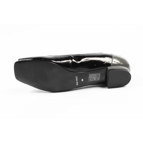 Black 5 US - 35.5 EUR Nine West Womens Heeled Ballerina Open Toe NWRANISE BLK MEGYMULT