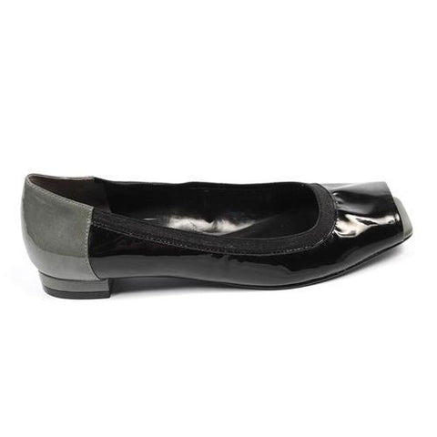 Black 5 US - 35.5 EUR Nine West Womens Heeled Ballerina Open Toe NWRANISE BLK MEGYMULT