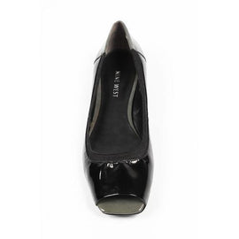 Black 6.5 US - 37 EUR Nine West Womens Heeled Ballerina Open Toe NWRANISE BLK MEGYMULT
