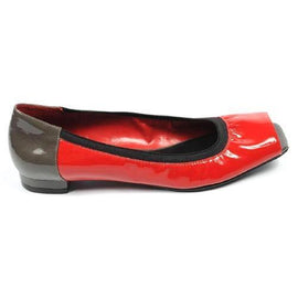 Red 5 US - 35.5 EUR Nine West Womens Heeled Ballerina Open Toe NWRANISE RED DGRYM