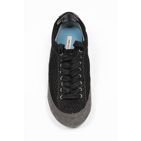 Black 6.5 US - 37 EUR Nine West Womens Lace Up Ballerina NWDANFORD BLACK MULT