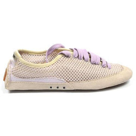 Beige 5.5 US - 36 EUR Nine West Womens Lace Up Ballerina NWDANFORD IVORY MULT