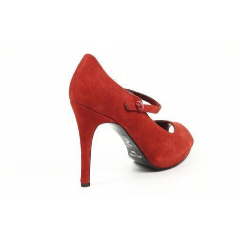 Red 6 US - 36.5 EUR Nine West Womens Pump Open Toe NWLUMINOUS RED RED