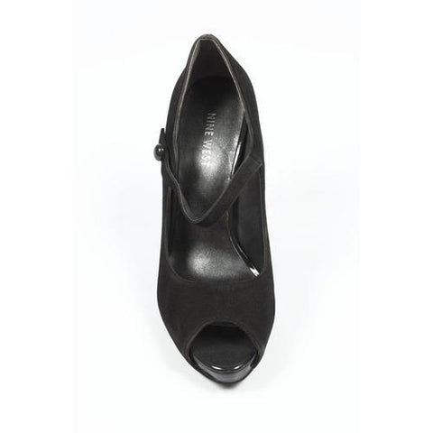 Dark Grey 8.5 US - 39 EUR Nine West Womens Pump Open Toe NWLUMINOUS DKGRY DKGY