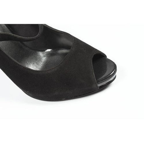 Dark Grey 8.5 US - 39 EUR Nine West Womens Pump Open Toe NWLUMINOUS DKGRY DKGY
