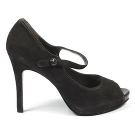 Dark Grey 8.5 US - 39 EUR Nine West Womens Pump Open Toe NWLUMINOUS DKGRY DKGY