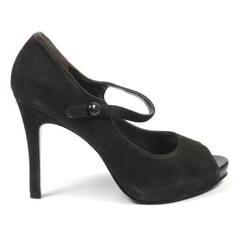 Dark Grey 8.5 US - 39 EUR Nine West Womens Pump Open Toe NWLUMINOUS DKGRY DKGY