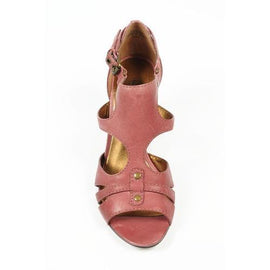 Fuxia 10 US - 41.5 EUR Nine West Womens Ankle Strap Sandal NWLESTYLE DARK RED