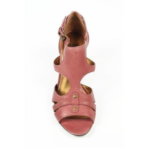 Fuxia 10 US - 41.5 EUR Nine West Womens Ankle Strap Sandal NWLESTYLE DARK RED