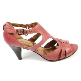 Fuxia 10 US - 41.5 EUR Nine West Womens Ankle Strap Sandal NWLESTYLE DARK RED