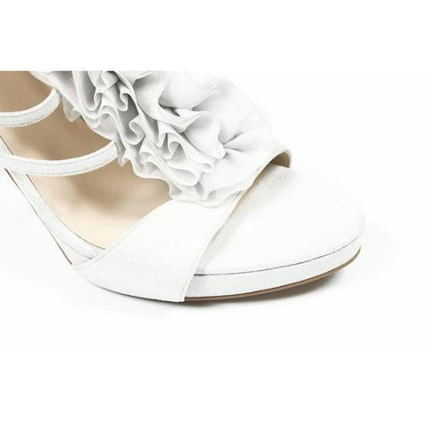 White 8.5 US - 39 EUR Nine West Womens Ankle Strap Sandal NWFAIRYTALE WHITE