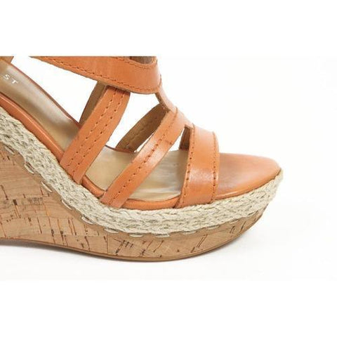 Orange 9.5 US - 41 EUR Nine West Womens Espadrille Wedge Sandal NWNAMIAH ORANGE