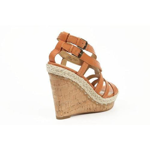 Orange 9.5 US - 41 EUR Nine West Womens Espadrille Wedge Sandal NWNAMIAH ORANGE