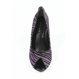 Multicolor 9.5 US - 41 EUR Nine West Womens Ankle Strap Sandal NWOVERNOUT BLKDKPURP BL