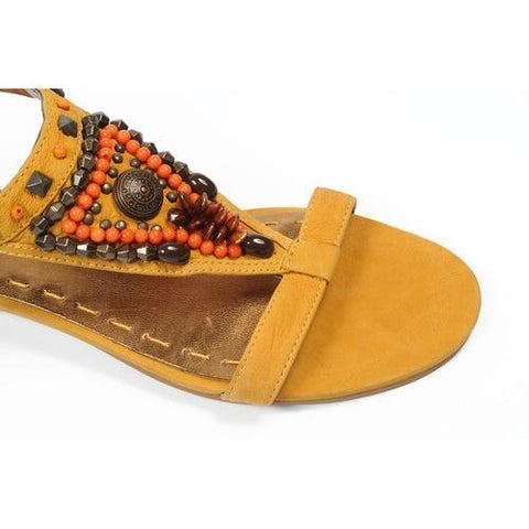 Yellow 5 US - 35.5 EUR Nine West Womens Sandal NWMEDALION MED YELLOW