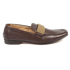 Brown 44 EUR - 11 US Yves Saint Laurent Mens Loafer