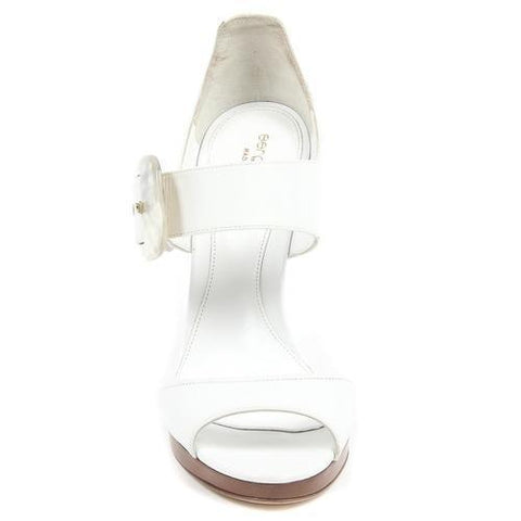 White 38.5 EUR - 8.5 US Sergio Rossi Womens Sandal