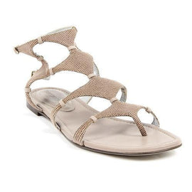 Beige 36.5 EUR - 6.5 US Sergio Rossi Womens Sandal