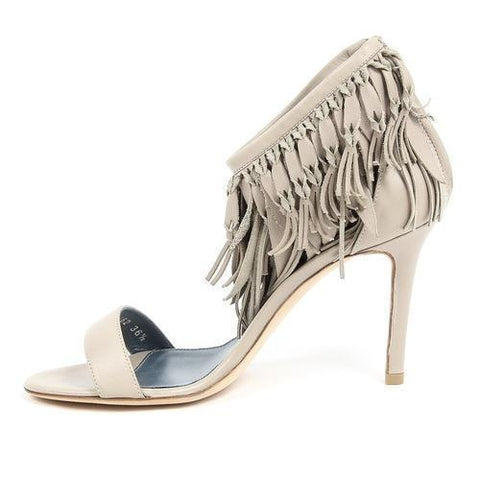 Beige 36.5 EUR - 6.5 US Sergio Rossi Womens Sandal