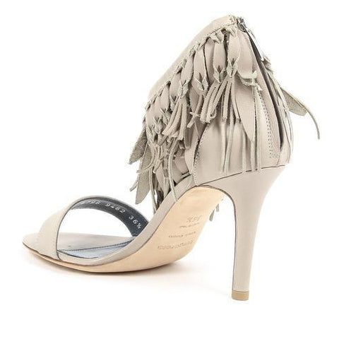 Beige 36.5 EUR - 6.5 US Sergio Rossi Womens Sandal